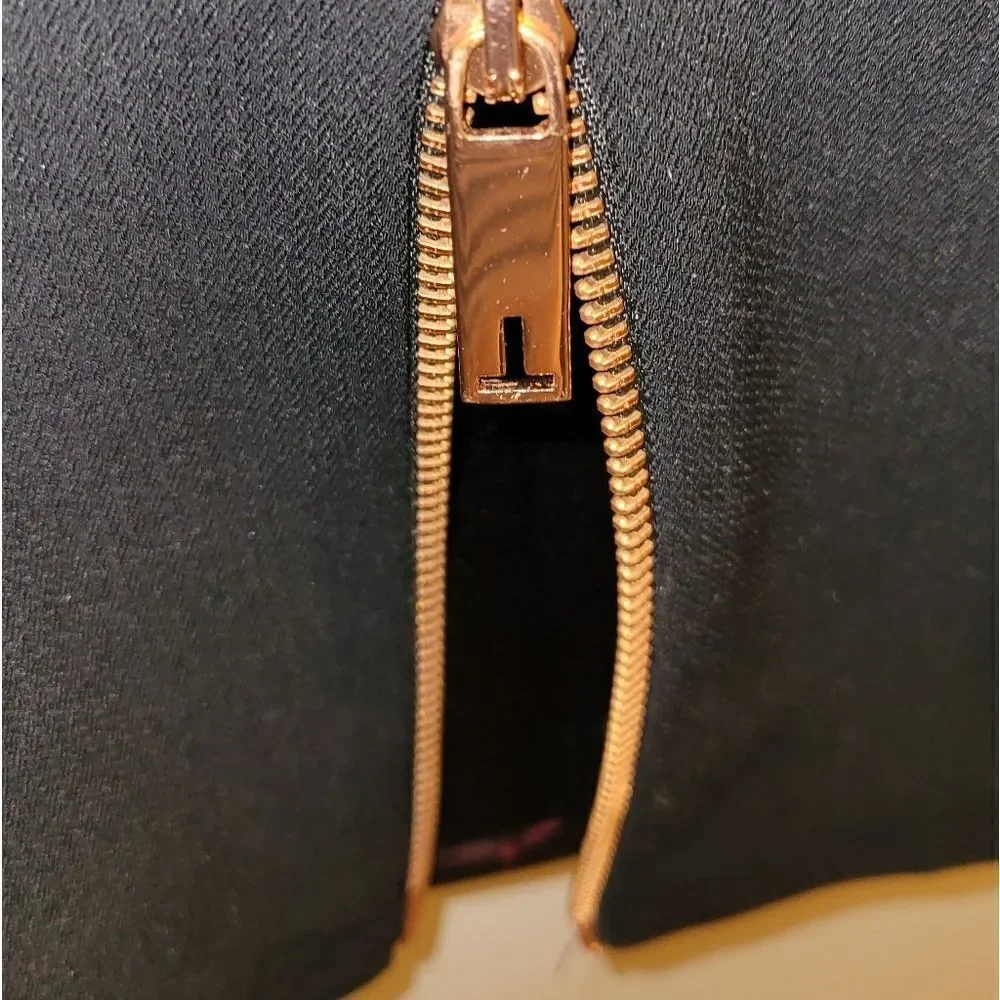 Ted Baker Black Floral Midnight Bloom Abade Bodycon Sheath Dress Size  4 US - Picture 6 of 9